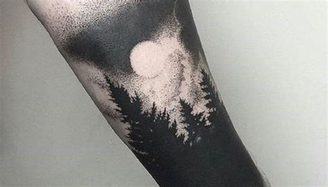 tatuajes de bosques con luna|7 ideas de Bosques y lunas 